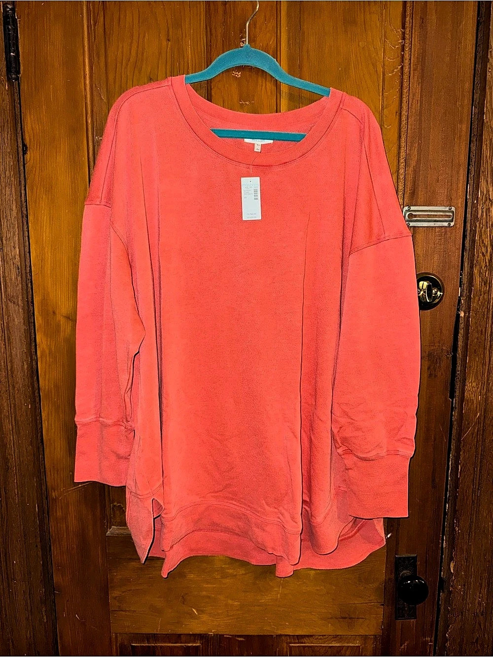Maurices Oversized Sweatshirt - Coral